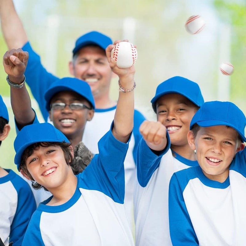 Dshengoo 24 Pcs Baseball Stress Ball,2.5 Inch Mini Squeeze Foam Baseball,Relaxable Sports Ball for Themed Party Favors,Decoration,Anxiety Relief - Image 4